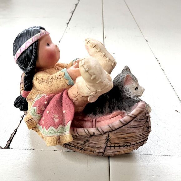 Enesco 1994 Friends of The Feather Little Fish Tale Vintage Collectable Figurine - Picture 5 of 9